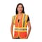 Pip ANSI Type R Class 2 Two-Tone Three Pocket Mesh Vest 302-MVATOR-5X - alternate 2
