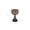 Homeroots 18" Bronze and Silver Floral Urn Polyresin Table Vase With Stones 468964 - alternate 5