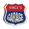 Signmission Vince's Garage, 6 inch X 6 inch, Plastic Sign, 2PK SHI-P-2PACK-6-383-VINCE - alternate 1