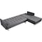 Homeroots Modern Loft Gray Fabric Right Facing Sofa Bed 473564 - alternate 1