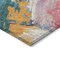 Homeroots 9' X 12' Gold Purple And Teal Blue Abstract Washable Indoor Outdoor Area Rug 611220 - alternate 7
