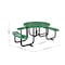 Flash Furniture Round Green, Polyethylene, Steel, 82.5 in L SLF-EMR-46ADA-GN-GG - alternate 10
