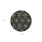 Homeroots 8' Green Gray And Charcoal Round Medallion Washable Indoor Outdoor Area Rug 587706 - alternate 6