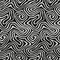 Homeroots 3' X 5' Black And Ivory Abstract Washable Indoor Outdoor Area Rug 599688 - alternate 8