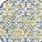 Homeroots 5' Ivory Blue And Yellow Round Trellis Indoor Outdoor Area Rug 546805 - alternate 7