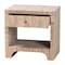 Bali & Pari Julia Bohemian Woven Natural Grasscloth Raffia 1-Drawer Nightstand 254-14036-ZORO - alternate 6