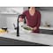 Delta Renaldi Touch2O Kitchen Faucet with Touchless Technology Matte Black 9184TL-BL-DST - alternate 7
