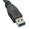 Sanoxy 1ft USB 3.0 SuperSpeed A Male to A Female Extension Cable, Black SNX-CBL-LDR-U3101-1201 - alternate 2