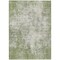 Homeroots 5' X 8' Green And Ivory Abstract Washable Indoor Outdoor Area Rug 612323 - alternate 7