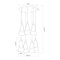 Z-Lite Aimie 7-Light Chandelier, 18 in W x 13 in H, Matte Black 828P6-7R-MB - alternate 4