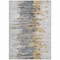 Homeroots 10' X 14' Ivory Charcoal And Silver Abstract Washable Indoor Outdoor Area Rug 582397 - alternate 8