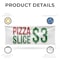 Signmission Pizza Slice $3, 48 Inch x 120 Inch, Vinyl Banner B-120-30807 - alternate 2