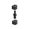 Flair-It PEXLOCK Reducing Coupling, 1/2 x 3/8 in, Black, 100 psi Pressure 30853 - alternate 1