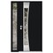 Vdomdoors Aluminum Door Cynex 6116 Black Entry Steel Metal Modern Painted W36+14xH80 Left Inswing CYNEX6116EXD-BLK-W36+14xH80-LH-I - alternate 4