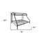 Homeroots Black Twin Over Full Contemporary Metal Bunk Bed 286573 - alternate 3