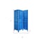 Homeroots 67" Light Blue Folding Three Panel Screen Room Divider 376802 - alternate 5