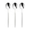 Smarty Had A Party Shiny Silver Moderno Disposable Plastic Dessert Spoons (300 Spoons), 300PK 9330-STSP-CASE - alternate 6