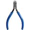 Klein Tools 4 1/4 in Precision Diagonal Cutting Plier Semiflush Cut Narrow Nose Uninsulated D257-4C - alternate 1