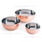 Kings County Tools Copper Mixing Bowls 3 Piece Bowl Set for Cooking, Baking, Serving, and Prepping GW86A09-05 - alternate 6