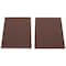 Prosource Furniture Pad, Felt Cloth, Brown, 6 x 4-1/2 in Dia, 4-1/2 in W, 5/64 in Thick, Square FE-S307-PS - alternate 1