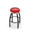 Holland Bar Stool Co Florida Panthers, 2025 Stanley Cup 36in Swivel Bar Stool with a Black Wrinkle and Chrome Finish L8B2C - alternate 1