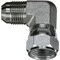 Gates Male JIC 37 Flare to Female JIC 37 Flare Swivel - 90 SAE to SAE G60422-0806 - alternate 5
