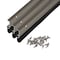 M-D Building Products Satin Nickel Aluminum and Vinyl Screw-on Top and Sides Door Seal Kit 49002 - alternate 6