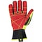 Ironclad Performance Wear Extrication Glove, Armotex Palm, Slip On Cuff, Fabric Lining, Black, Green, Red, Size M EXTRC-03-M - alternate 2