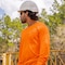 Dome75 Hi-Vis Long Sleeve Shirt, Non-ANSI/Enhanced Visibility, Poly/Jersey, Hi-Vis Orange, MD DSL2601 - alternate 6