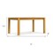 Homeroots 60" Oak Wood Dining Table 640705 - alternate 5