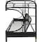 Homeroots Black Twin Over Full Contemporary Metal Bunk Bed 286584 - alternate 4