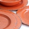 Laurie Gates California Designs Mauna 12 Piece Melamine Dinnerware Set in Crackle Orange 134032.12 - alternate 6