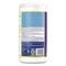 Lysol Dual Action Disinfecting Wipes, 1-Ply, 7 x 7.5, Citrus, White/Purple, 75/Canister, PK6 19200-81700 - alternate 6