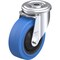 Zoro Select Bolt-Hole Caster, 4"dia, Swivel, Nylon LER-POEV 100KA-SB - alternate 1