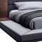 Homeroots Brown and Gray Wood Upholstered King Bed Frame 486208 - alternate 7