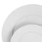 Elama Maisy 18 Piece Round Porcelain Dinnerware Set in White EL-MAISY - alternate 8