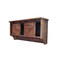Homeroots 40in Brown Wood Five Hook Shelf With Barn Door Storage 370380 - alternate 2