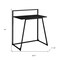 Homeroots 30" Black Wood and Metal Sled Computer Desk 489823 - alternate 2