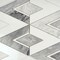 Apollo Tile Toscana 12x12 in. Polished Calacatta Bluette, Thassos White Geometric Diamond Mosaic Tile, 5PK APLEML88D09A - alternate 5