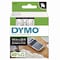 Dymo D1 High-Performance Polyester Removable Label Tape, 0.25in x 23 ft, Black on White 43613/S0720780 - alternate 1
