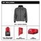 Milwaukee Tool Men's Heated Hoodie, Up to 8 hours Time, Zipper Closure, Gray, Size S M200G-21S - alternate 16