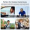 Alpha Digital Polarized Bluetooth Smart Glasses, Audio/Mic, IP65 & 5Hr - Yellow G02-YL - alternate 7