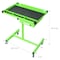 Wrightmaster 29 in. x 20 in. Green Adjustable Height Work Table with Drawer, 220 lb Capacity and 4 Swivel Casters ZR-P152674 - alternate 7