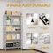 Factory 2U Wire Shelving Unit, 14inD x 30inW x 60inH, 5 Shelves, Medium Duty 250 lbs Per Shelf, Chrome 803972 - alternate 6