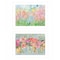 Homeroots Set Of Two Garden Flowers II 1 White Framed Print Wall Art, 2PK 408003 - alternate 1