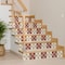Homeroots 5" x 5" Brown And Gold Vinyl Arabesque Peel And Stick Removable Tiles 569313 - alternate 7