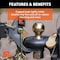 Curt SecureLatch Receiver Mount Ball and Pintle Hitch, 2-5/16 in Dia Hitch Ball, Carbon Steel 48406 - alternate 4