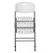 Regency Trestle 6 ft Round Folding Table and 6 Chairs Set, Blow Mold Plastic, Steel Frame, White TBM72RNDWH42WH - alternate 6