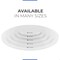 Fab Glass And Mirror Plexiglass Table Top 24in Diameter | Clear Round Acrylic Table Top 1/4in with Flat Edge PGT24RD - alternate 4