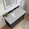 James Martin Vanities Brittany 48'' S Vanity, Black Onyx w/ Victorian Sil Silestone Top w/FreePower Wireless Charger 650-V48-BKO-FVSL - alternate 5